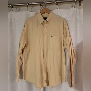 PRICE DROP: Ralph Lauren Jeans Co Yellow long sleeve Burton up shirt.